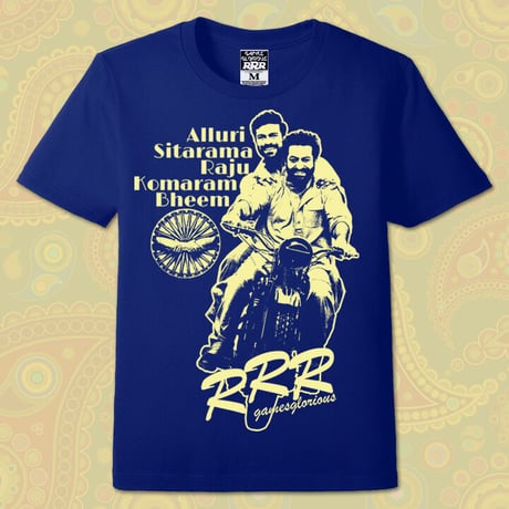 RRR「DOSTI」Tシャツ -ミッドナイトブルー-