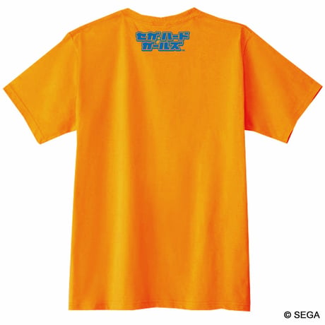 ドリームキャスト x スペースチャンネル5 Tシャツ  -ORANGE-