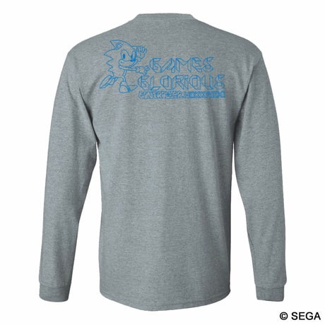 SONIC THE HEDGEHOG x HOKKAIDO ロングTシャツ -GRAY-