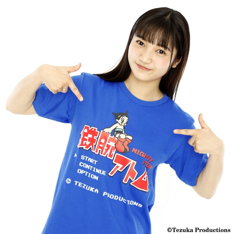 SOLD OUT】鉄腕アトム 8-bit Title Tシャツ -BLUE- | gam...