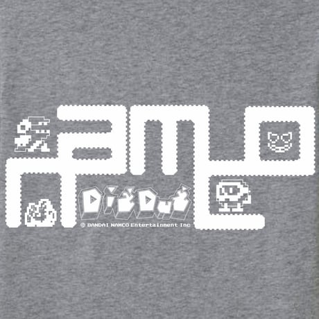 【SOLD OUT】ディグダグ (DIGDUG) 〜1 POCKET TEE〜 (Gray)