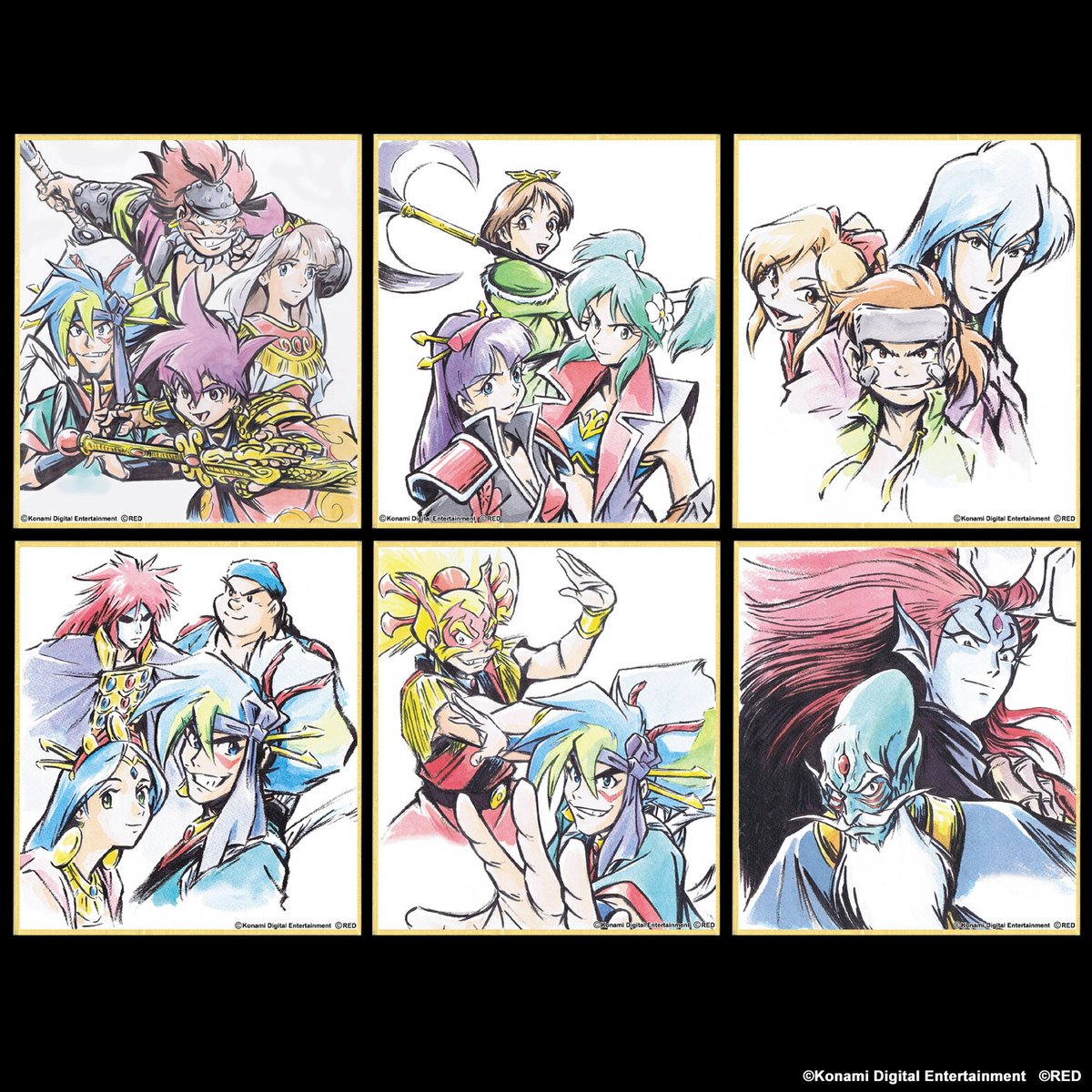 空の境界 ミニ色紙 8種コンプリート まとめ売り 空の境界 ミニ色紙 8種