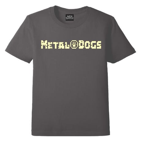 【SOLD OUT】メタルドッグス PIXEL Tシャツ  -チャコール-