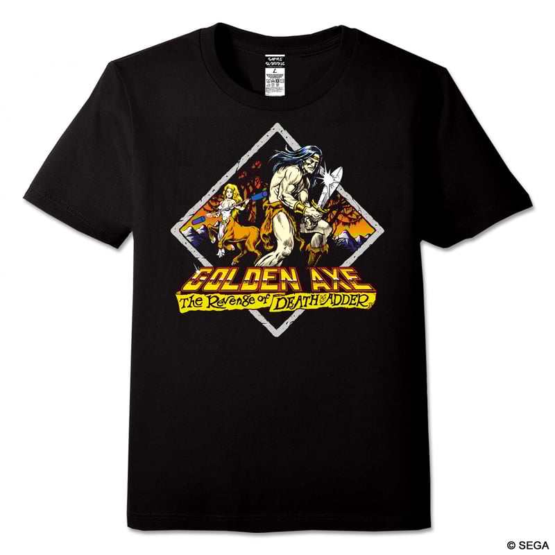 ゴールデンアックス デスアダーの復讐 アーケードTシャツ ゴールデンアックス デスアダーの復讐 アーケードTシャツ