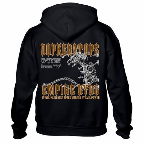 R-TYPE 「DOPKERATOPS」ジップアップパーカー