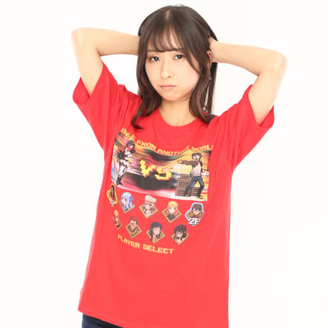 【限定30枚】異世界おじさん Fighting Game Tシャツ -RED-