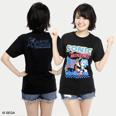 【SOLD OUT】SONIC THE HEDGEHOG x HOKKAIDO Tシャツ -BLACK-