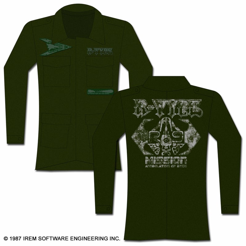 R-TYPE R-9 アーミージャケット -ARMY GREEN- | games-glorious R-TYPE R-9 アーミージャケット -ARMY GREEN- | games-glorious