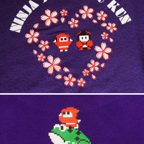 【SOLD OUT】忍者じゃじゃ丸くん　「SAKURA & JAJAMARU」～パープル～