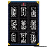 根の一族 御城印風ステッカー(9枚セット)