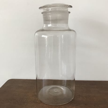 古い大きなガラス瓶 高さ47㎝ / ie22_168