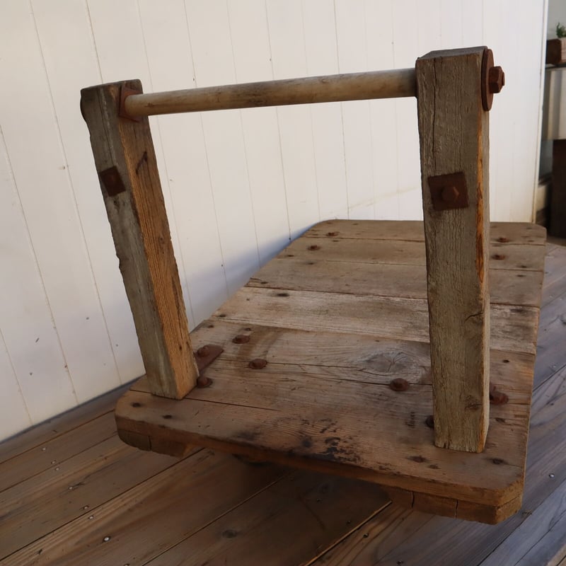 古い 台車 農家 民具 / ie22_230 | 古道具 イエノコモノ