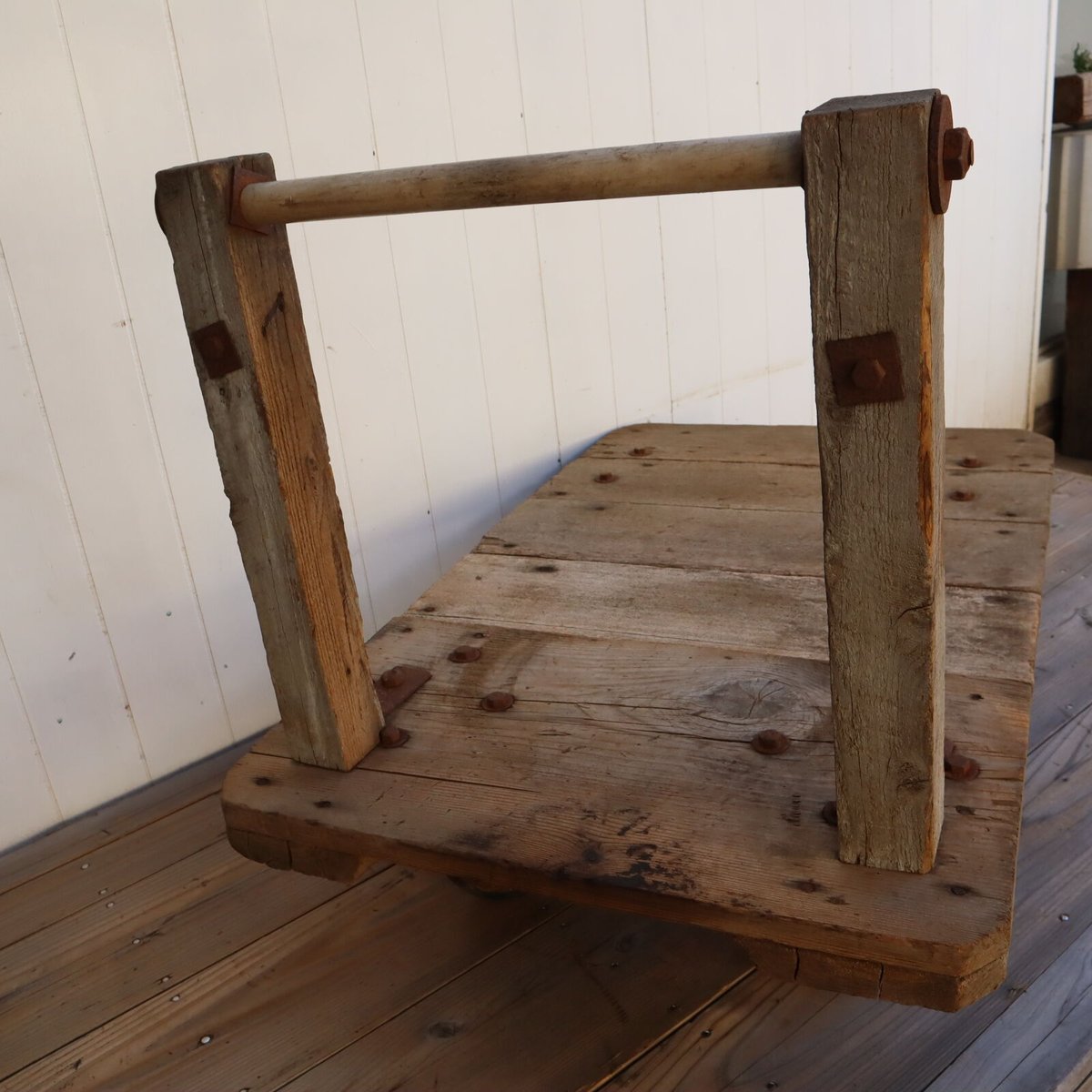 古い 台車 農家 民具 / ie22_230 | 古道具 イエノコモノ