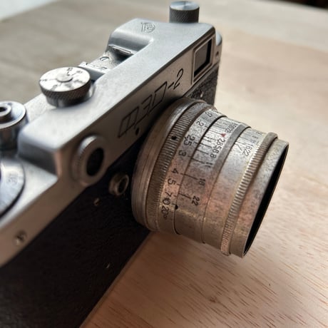 古いフィルムカメラ FED-2 フェド2 1:2.8 F=5㎝ ※ジャンク
