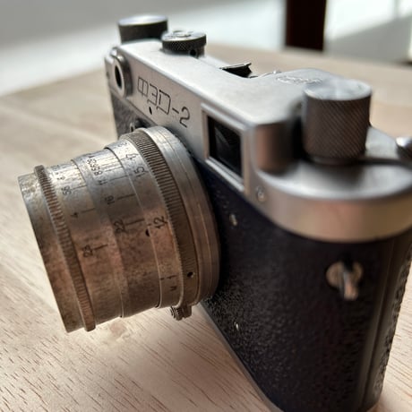 古いフィルムカメラ FED-2 フェド2 1:2.8 F=5㎝ ※ジャンク