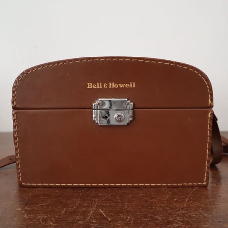 Bell＆Howell 古い革カメラケース / ie22_206