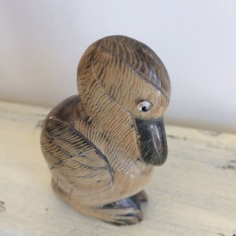 鳥の木製オブジェ / ie22_001 | 古道具 イエノコモノ 鳥の木製オブジェ / ie22_001 | 古道具 イエノコモノ