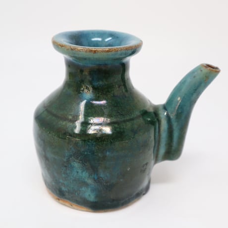 陶器の水滴 花器 オブジェ / ie22_357