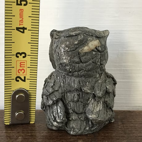 アイアン製 小さな フクロウの置物 / ie22_143