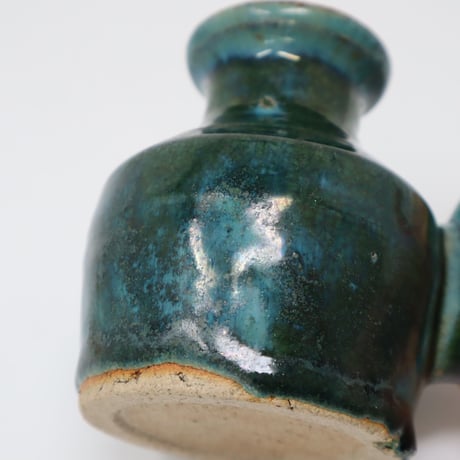 陶器の水滴 花器 オブジェ / ie22_357