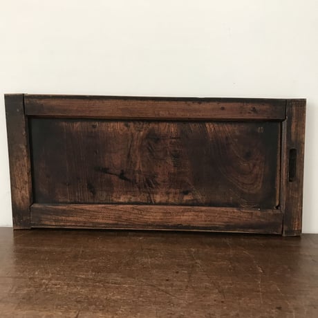 古い木製の小扉 2枚組 / ie22_191