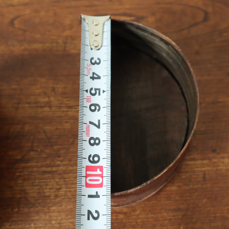 古い曲げわっぱの入れ物 半月型 / ie24_002 | 古道具 イエノコモノ