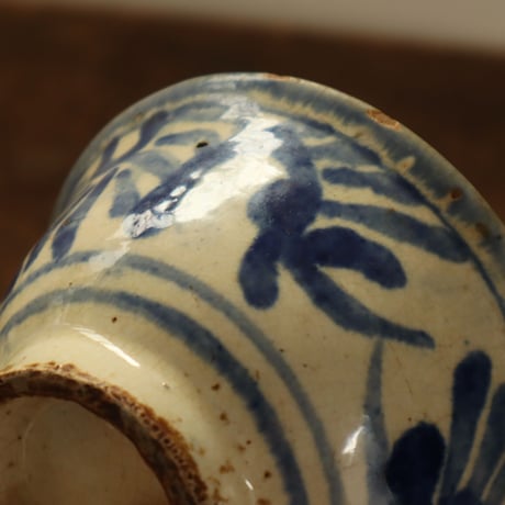 古い 染付のお茶碗 / ie22_294