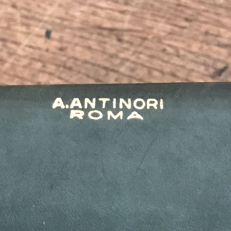 A.ANTINORI 革の小物入れ イタリアアンティーク / ie22_182 | 古道具 