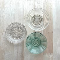 レトロなガラス小皿 3種セット