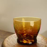 琥珀色のガラス鉢 / ie22_312