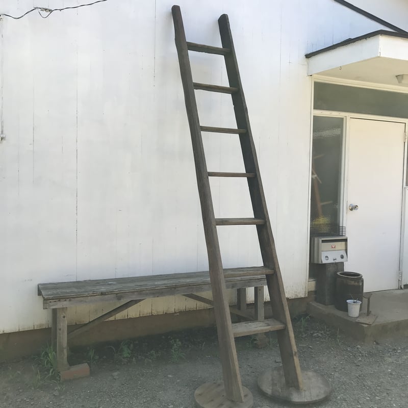 古いはしご 棚 全長295㎝ ディスプレイに / ie22_170 | 古道具 