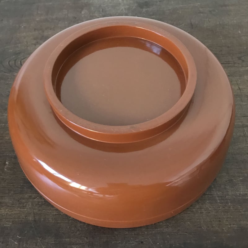 骨董ふた付き漆器鉢（２個セット）