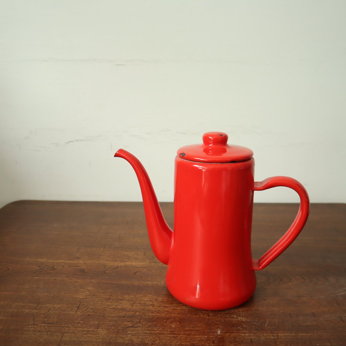 ドイツ製 シューリッヒ 洋食器 ビンテージ ラムポット 赤 陶器蓋付き瓶