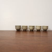 陶器 お猪口5個 セット / ie22_356