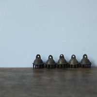 古い 小さな鈴  5個組 / ie22_340