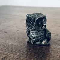 アイアン製 小さな フクロウの置物 / ie22_143
