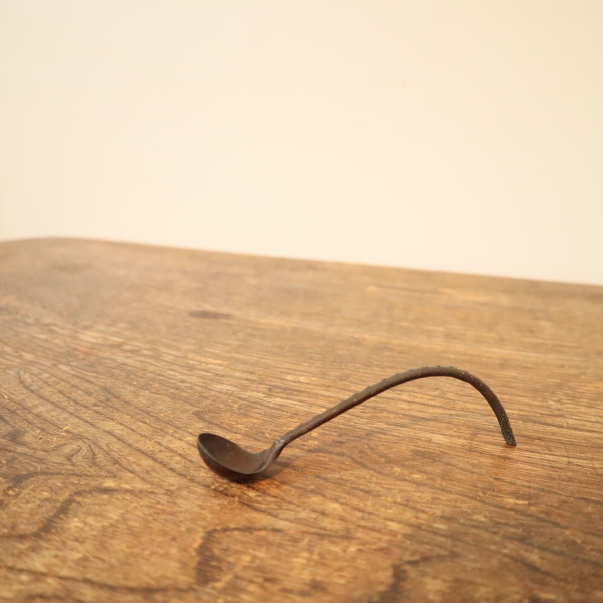 古い銅の 匙 古道具 アンティーク 使えないスプーン オブジェ