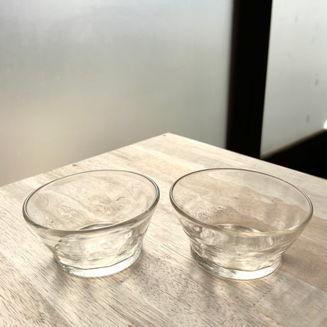ゆらぐガラスの小鉢 2個セット