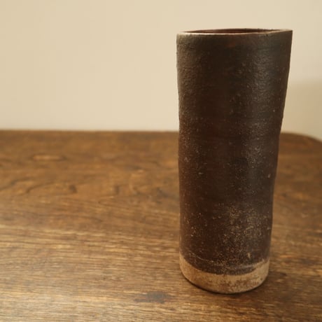 シンプルな陶器 の花器  ツールスタンド / ie22_304