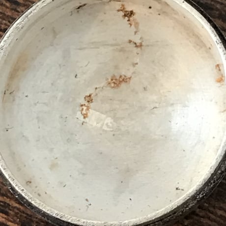 シルバー ピルケース  刻印 / ie22_197