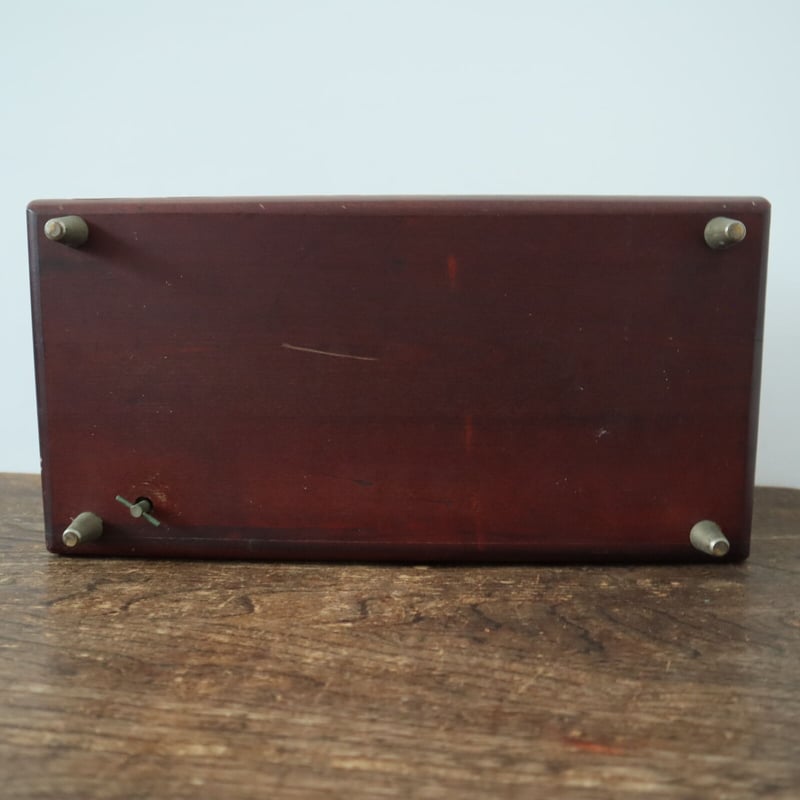 木彫のアクセサリーケース オルゴール付 / ie22_235 | 古道具 イエノコモノ