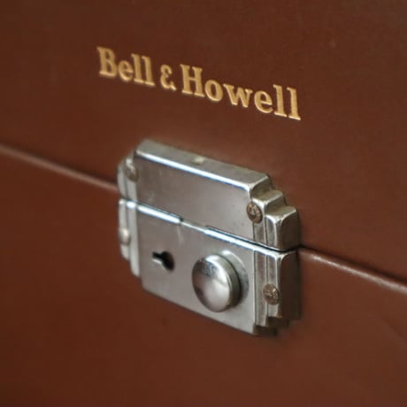 Bell＆Howell 古い革カメラケース / ie22_206