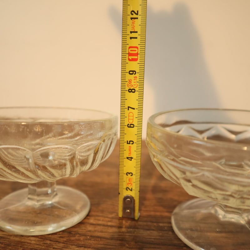 レトロなかき氷皿 氷コップ 2個組 / ie22_259 | 古道具 イエノコモノ