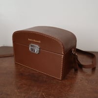 Bell＆Howell 古い革カメラケース / ie22_206