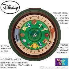 ジオラマからくり置時計 くまのプーさん 4RH787MC05 リズム時計 毎正時になると、楽しいパフォーマンスが始まります！ジオラマ