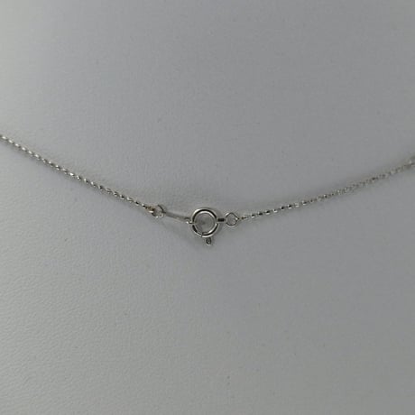 プラチナ　クロス　ペンダントネックレス　0.3ct