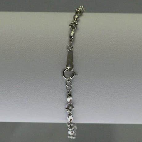 プラチナ デザイン ブレスレット 18cm 5g