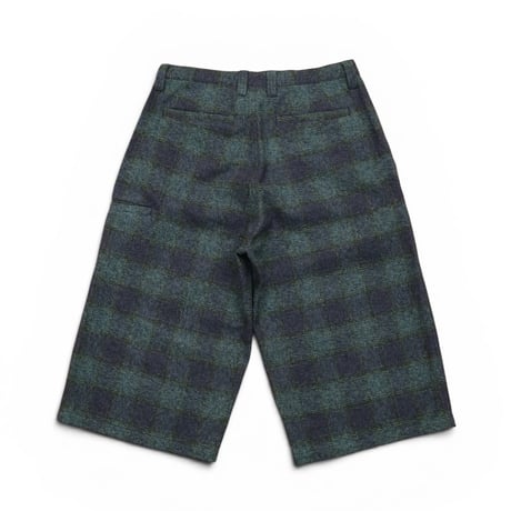 【 Moloch 】Swollen Shorts II ( NAVY CHECK )