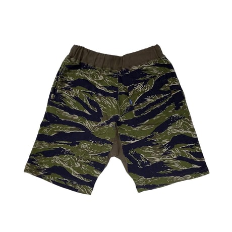 【 LONG SET ORIGINAL 】LSD-082 TIGER STRIPE PILE SWEATSHORT