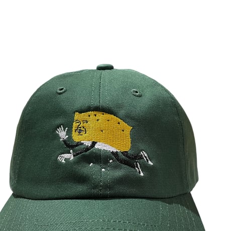 【 OSB × LONG SET 】LSD-084 "OINARI-KUN" COTTON TWILL CAP ( BRITISH GREEN )
